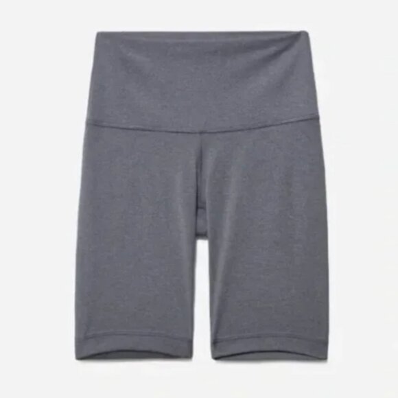 Everlane The Perform Bike Short Heathered Charcoal Sz. S NWT - Picture 1 of 7